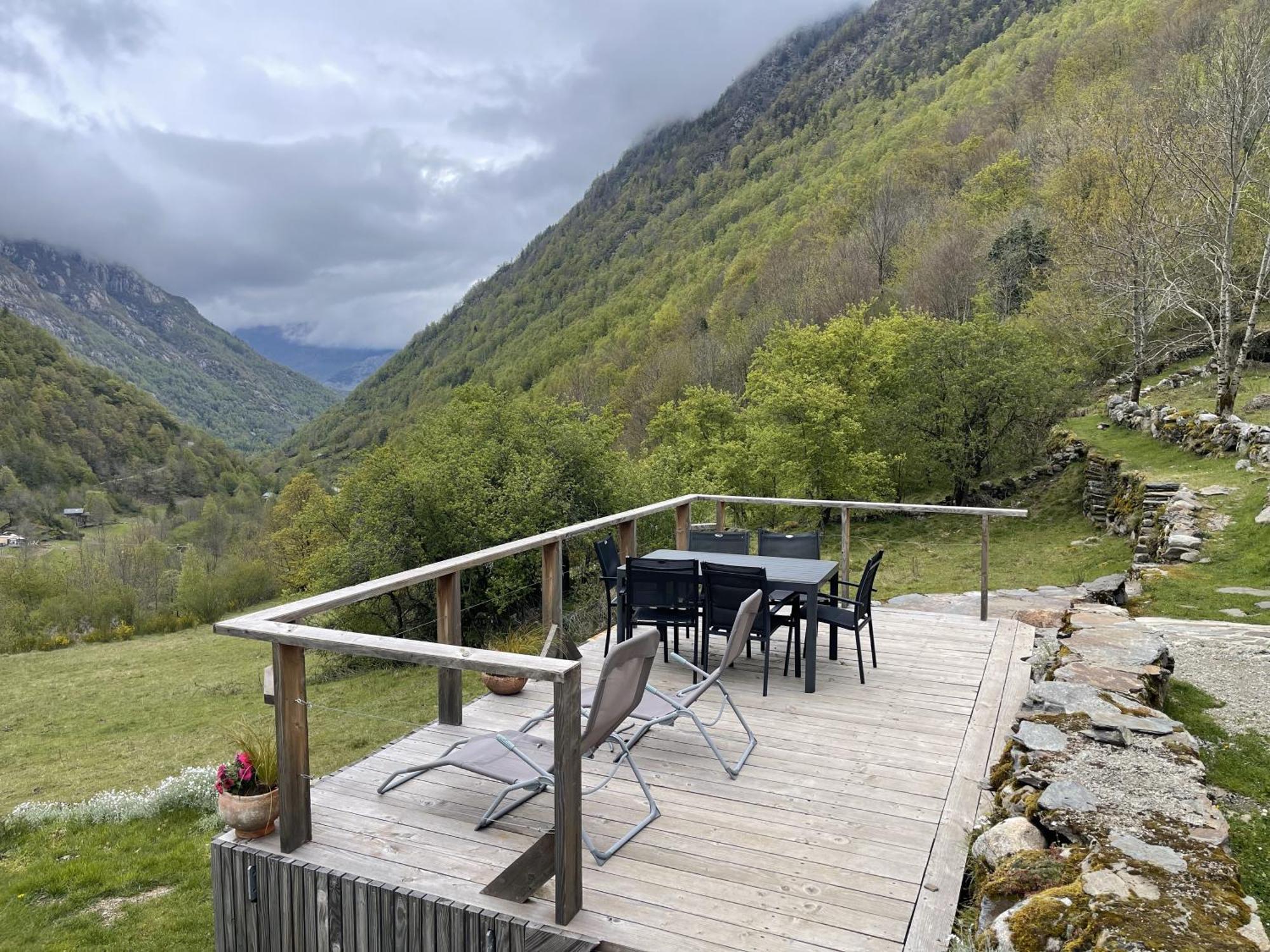 Grange Renovee, Pyrenees Ariegeoises, Gite Haute Ariege Auzat Buitenkant foto