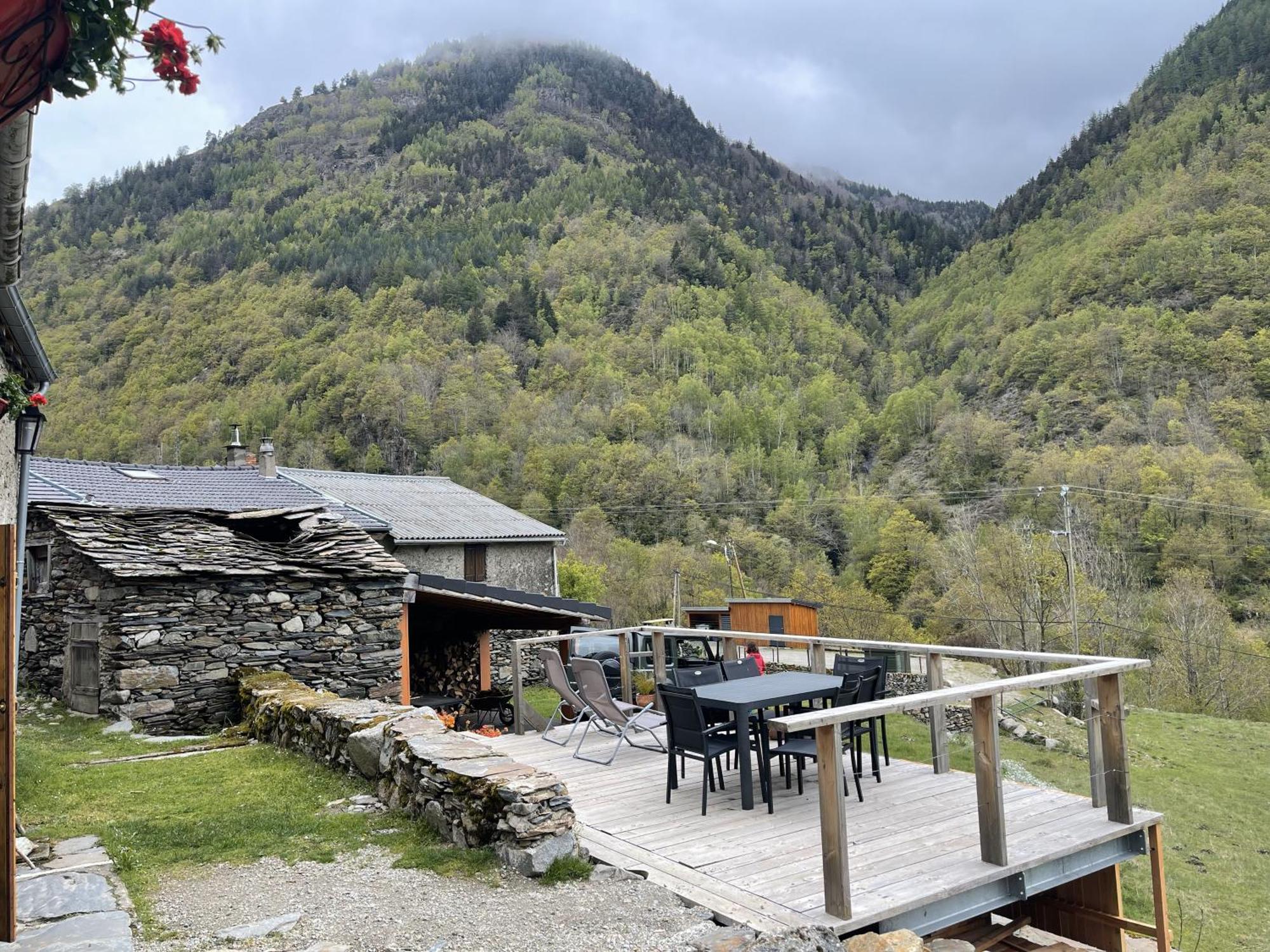 Grange Renovee, Pyrenees Ariegeoises, Gite Haute Ariege Auzat Buitenkant foto